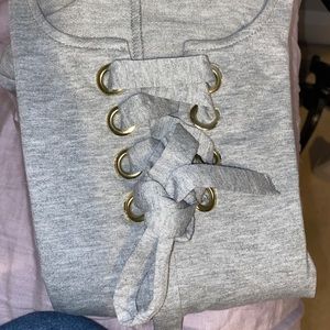 Long Sleeve lace up top